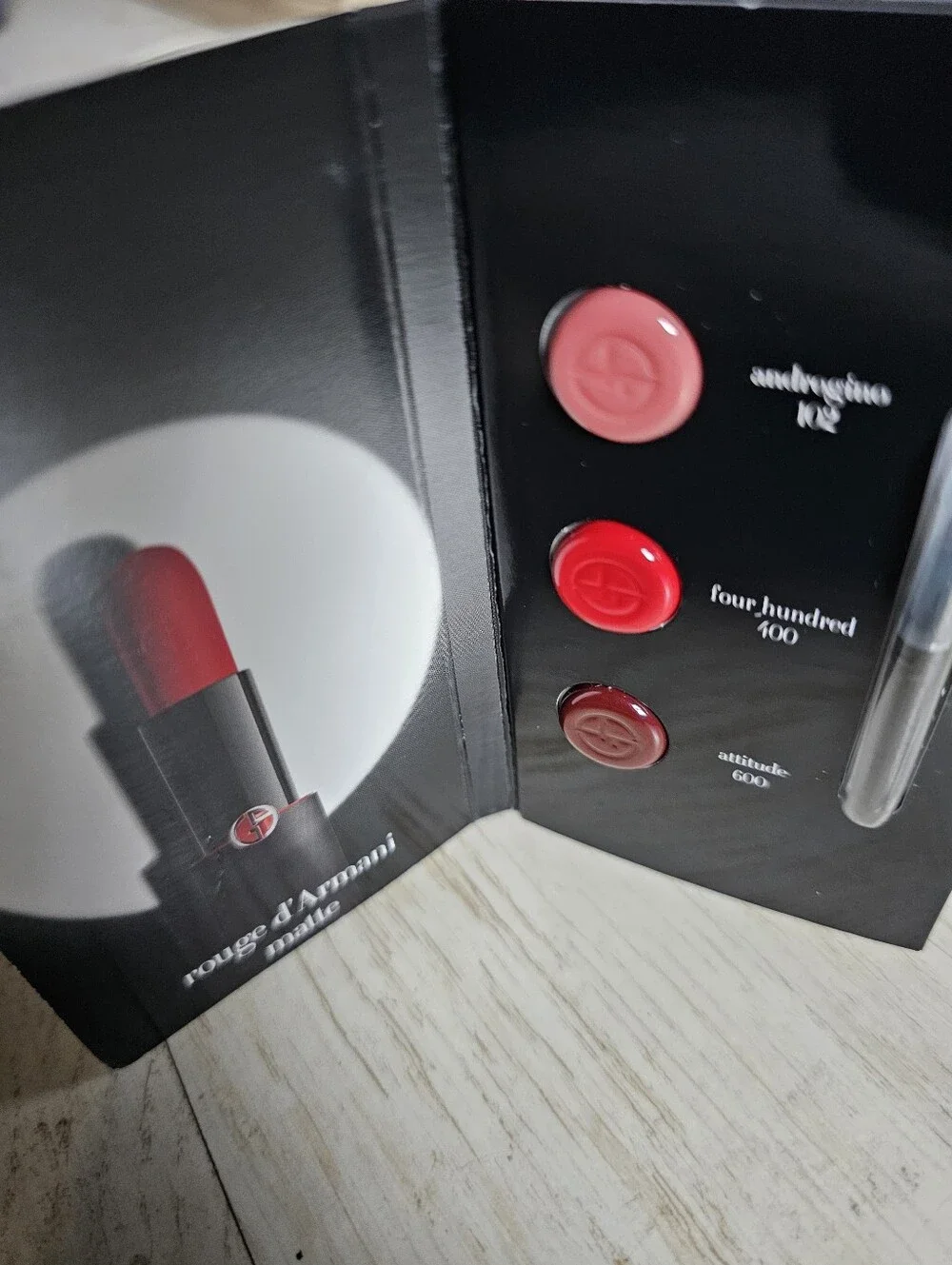 Giorgio Armani Rouge d'Armani Matte Lipstick Sample Pack